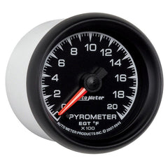 AutoMeter - Autometer ES 52mm Full Sweep Electronic 0-2000 Degree F EGT/Pyrometer Gauge - Demon Performance