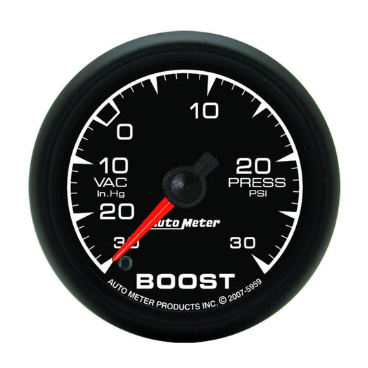 AutoMeter - Autometer ES 52mm Full Sweep Electronic 30 In Hg-Vac/30 PSI Vacuum/Boost Gauge - Demon Performance