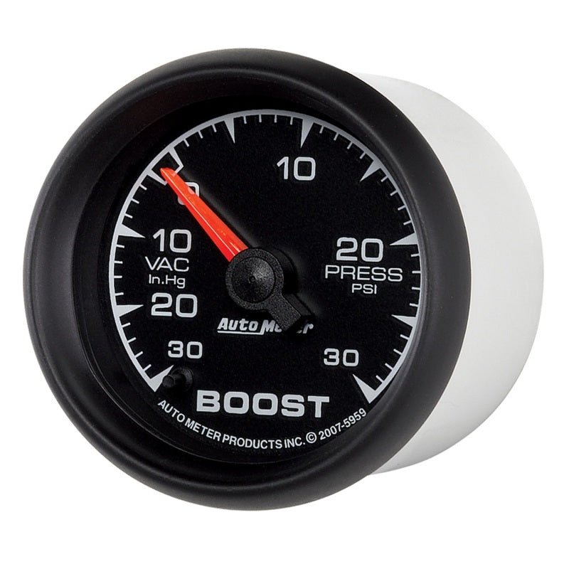 AutoMeter - Autometer ES 52mm Full Sweep Electronic 30 In Hg-Vac/30 PSI Vacuum/Boost Gauge - Demon Performance