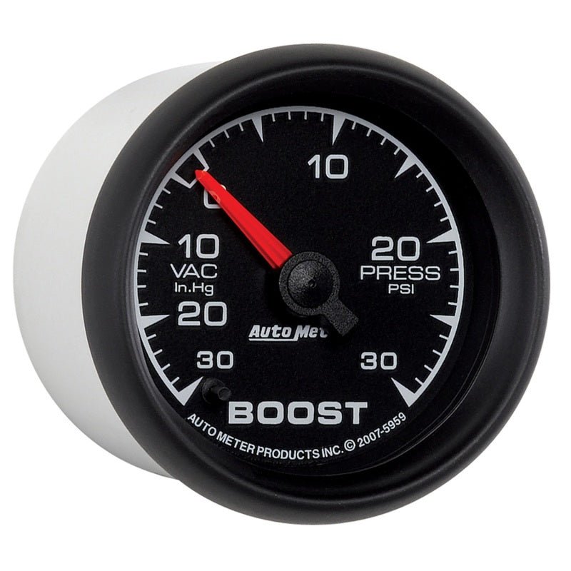 AutoMeter - Autometer ES 52mm Full Sweep Electronic 30 In Hg-Vac/30 PSI Vacuum/Boost Gauge - Demon Performance