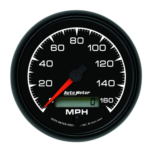 AutoMeter - Autometer ES 85.7mm In-Dash Speedometer Elec. Programmable 160mph Gauge - Demon Performance