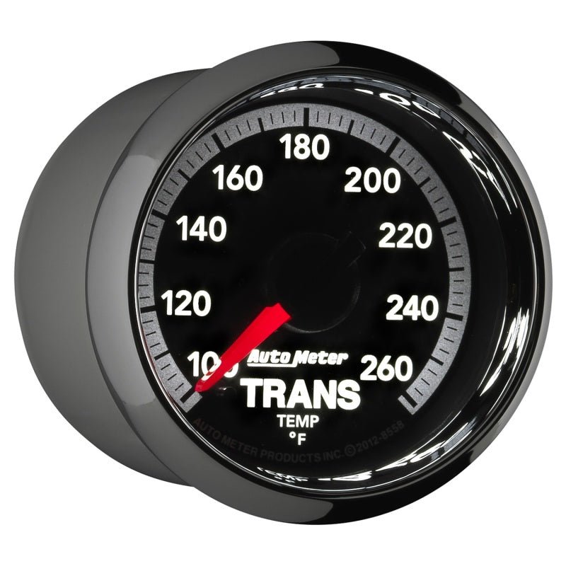 AutoMeter - Autometer Factory Match Dodge 4th Gen 52.4mm 100-260 Deg F Trans Temp Gauge - Demon Performance