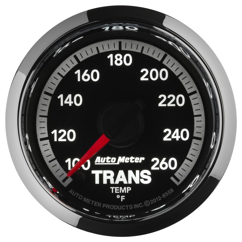 AutoMeter - Autometer Factory Match Dodge 4th Gen 52.4mm 100-260 Deg F Trans Temp Gauge - Demon Performance