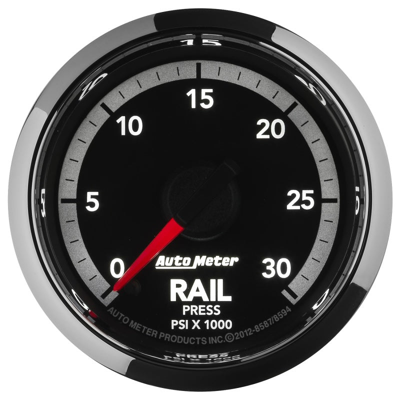 AutoMeter - Autometer Factory Match Dodge 6.7L 4th Gen Fuel Rail Pressure Gauge 2-1/16in FSE - Demon Performance