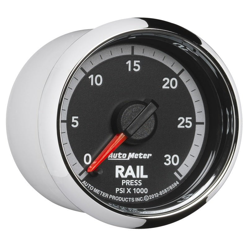 AutoMeter - Autometer Factory Match Dodge 6.7L 4th Gen Fuel Rail Pressure Gauge 2-1/16in FSE - Demon Performance