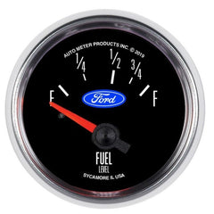 AutoMeter - Autometer Ford 2-1/16in. Electric Fuel Level Gauge - Demon Performance