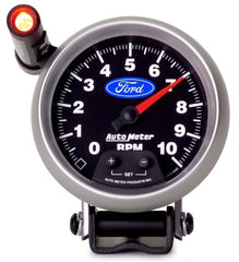 AutoMeter - Autometer Ford 3-3/4in. 10K RPM Pedestal w/ Ext. Quick-Lite Tachometer Gauge - Demon Performance