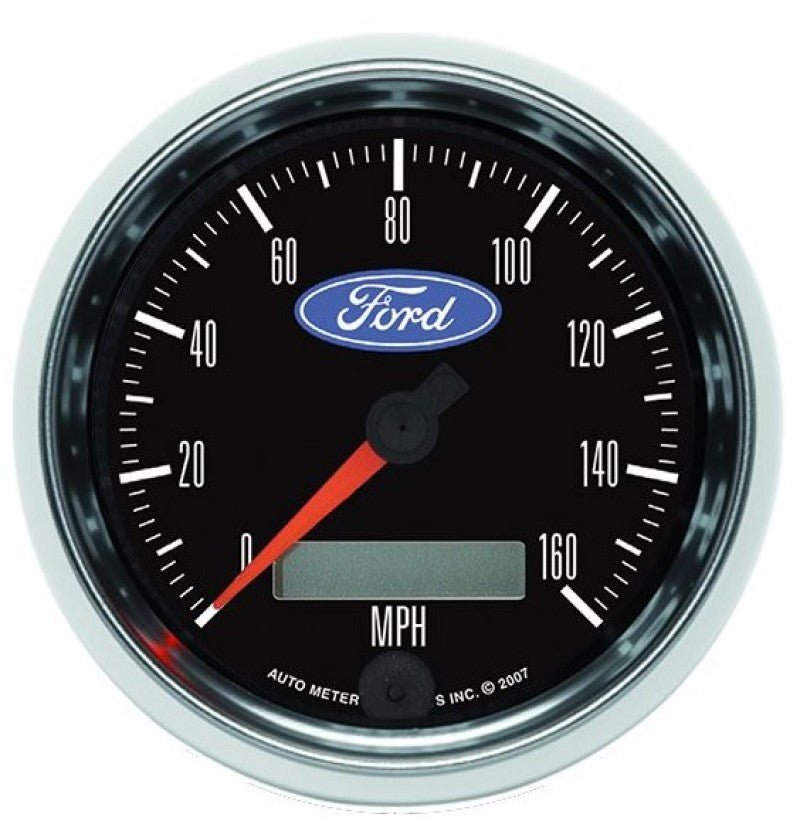 AutoMeter - Autometer Ford 3-3/8in. 160MPH Electric Programmable Speedometer Gauge - Demon Performance