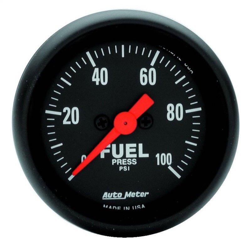 AutoMeter - Autometer FSE 52.4mm 0-100 PSI w/o Peak & Valley Fuel Press Gauge - Demon Performance