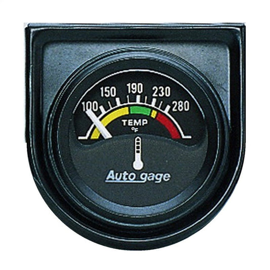 AutoMeter - AutoMeter Gauge Console Water Temp 1.5in. 280 Deg. F Elec Blk Dial Blk Bezel Autogage - Demon Performance