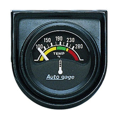 AutoMeter - AutoMeter Gauge Console Water Temp 1.5in. 280 Deg. F Elec Blk Dial Blk Bezel Autogage - Demon Performance
