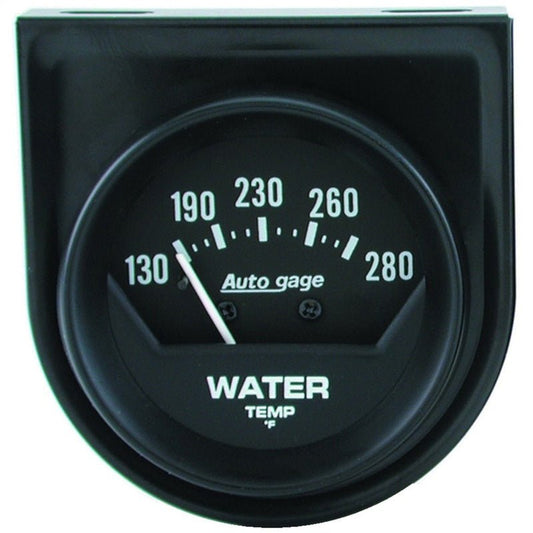 AutoMeter - AutoMeter Gauge Console Water Temp 2in. 280 Deg. F Mech Short Sweep Black Autogage - Demon Performance