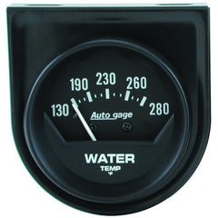 AutoMeter - AutoMeter Gauge Console Water Temp 2in. 280 Deg. F Mech Short Sweep Black Autogage - Demon Performance