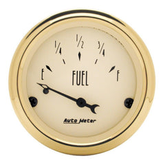 AutoMeter - AutoMeter Gauge Fuel Level 2-1/16in. 0 Ohm(e) to 30 Ohm(f) Elec Golden Oldies - Demon Performance