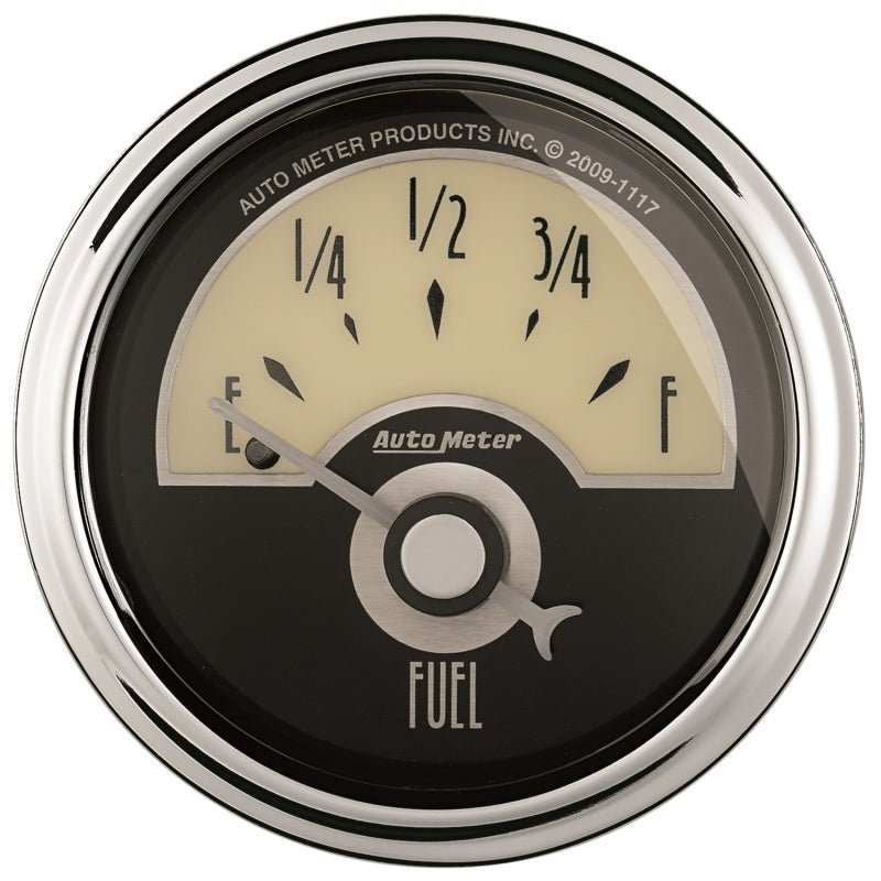AutoMeter - AutoMeter Gauge Fuel Level 2-1/16in. 240 Ohm(e) to 33 Ohm(f) Elec Cruiser Ad - Demon Performance