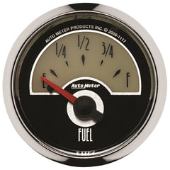 AutoMeter - AutoMeter Gauge Fuel Level 2-1/16in. 240 Ohm(e) to 33 Ohm(f) Elec Cruiser - Demon Performance