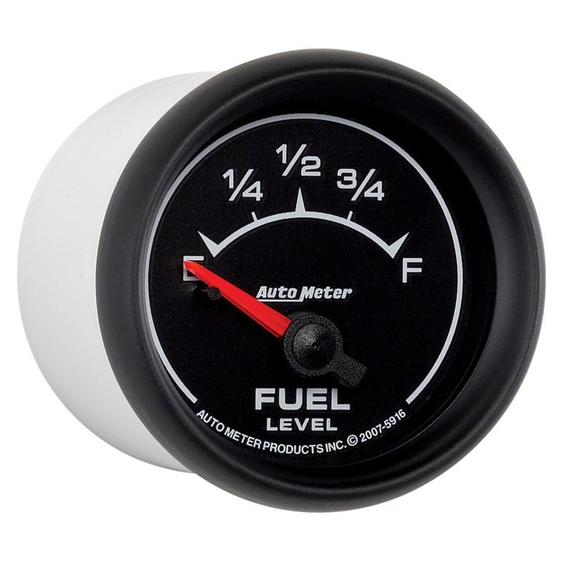 AutoMeter - AutoMeter Gauge Fuel Level 2-1/16in. 240 Ohm(e) to 33 Ohm(f) Elec Es - Demon Performance