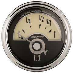 AutoMeter - AutoMeter Gauge Fuel Level 2-1/16in. 73 Ohm(e) to 10 Ohm(f) Elec Cruiser Ad - Demon Performance