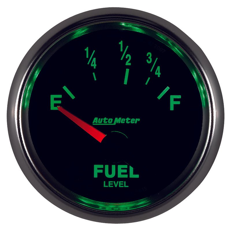 AutoMeter - AutoMeter Gauge Fuel Level 2-1/16in. 73 Ohm(e) to 10 Ohm(f) Elec Gs - Demon Performance