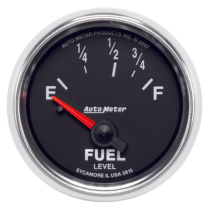 AutoMeter - AutoMeter Gauge Fuel Level 2-1/16in. 73 Ohm(e) to 10 Ohm(f) Elec Gs - Demon Performance