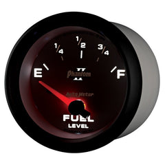 AutoMeter - AutoMeter Gauge Fuel Level 2-5/8in. 0 Ohm(e) to 90 Ohm(f) Elec Phantom II - Demon Performance