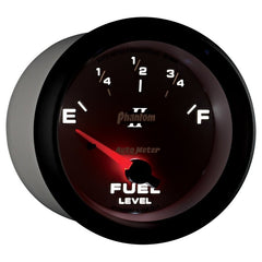 AutoMeter - AutoMeter Gauge Fuel Level 2-5/8in. 0 Ohm(e) to 90 Ohm(f) Elec Phantom II - Demon Performance