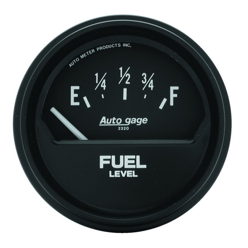AutoMeter - AutoMeter Gauge Fuel Level 2-5/8in. 73 Ohm(e) to 10 Ohm(f) Elec Black Autogage - Demon Performance