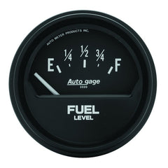 AutoMeter - AutoMeter Gauge Fuel Level 2-5/8in. 73 Ohm(e) to 10 Ohm(f) Elec Black Autogage - Demon Performance