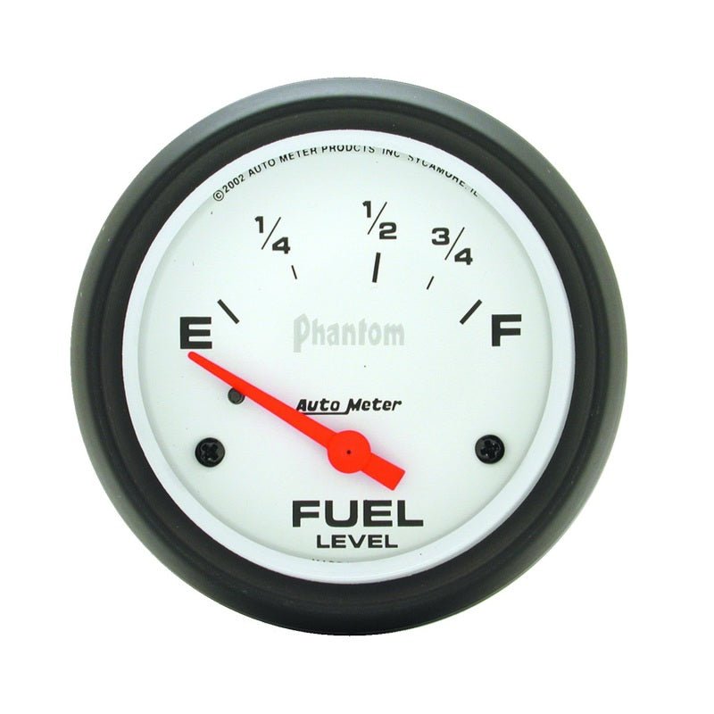 AutoMeter - AutoMeter Gauge Fuel Level 2-5/8in. 73 Ohm(e) to 10 Ohm(f) Elec Phantom - Demon Performance