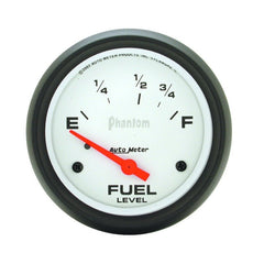AutoMeter - AutoMeter Gauge Fuel Level 2-5/8in. 73 Ohm(e) to 10 Ohm(f) Elec Phantom - Demon Performance