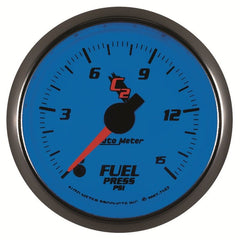 AutoMeter - AutoMeter Gauge Fuel Pressure 2-1/16in. 15PSI Digital Stepper Motor C2 - Demon Performance