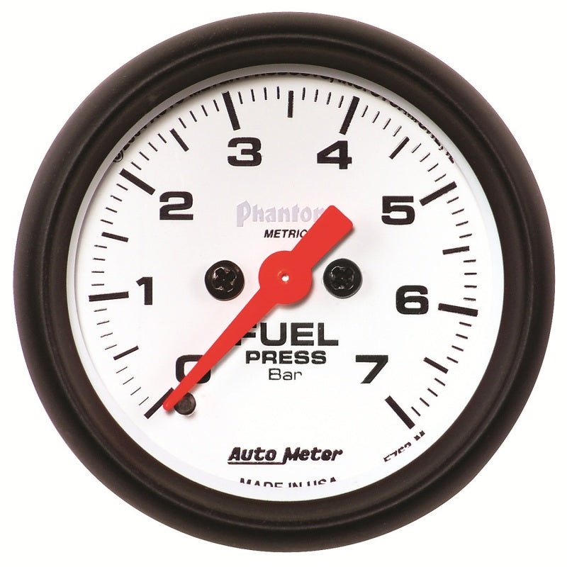 AutoMeter - AutoMeter Gauge Fuel Pressure 2-1/16in. 7Bar Digital Stepper Motor Phantom - Demon Performance