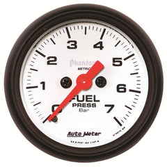 AutoMeter - AutoMeter Gauge Fuel Pressure 2-1/16in. 7Bar Digital Stepper Motor Phantom - Demon Performance