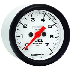 AutoMeter - AutoMeter Gauge Fuel Pressure 2-1/16in. 7Bar Digital Stepper Motor Phantom - Demon Performance