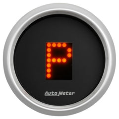 AutoMeter - AutoMeter Gauge Gear Pos 2-1/16in. Incl Indicators Black Dial Red Led Silver Bezel - Demon Performance