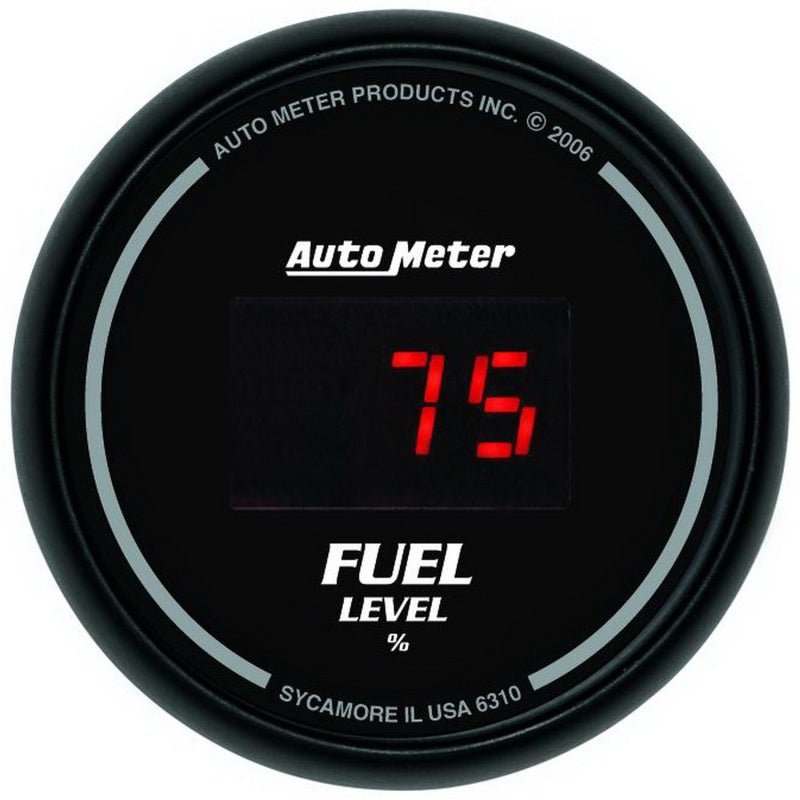 AutoMeter - AutoMeter Gauge Kit 5 Pc. 3-3/8in. & 2-1/16in. Elec Speedo Digital Black Dial W/ Red Led - Demon Performance