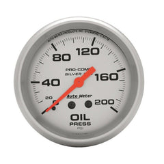 AutoMeter - AutoMeter Gauge Oil Press 2-5/8in. 200PSI Liquid Filled Mech Ultra-Lite - Demon Performance