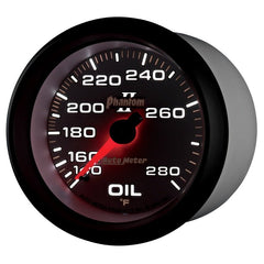 AutoMeter - AutoMeter Gauge Oil Temp 2-5/8in. 140-280 Deg. F Mechanical Phantom II - Demon Performance