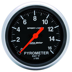 AutoMeter - AutoMeter Gauge Pyrometer (Egt) 2-5/8in. 1600 Deg. F Digital Stepper Motor Sport-Comp - Demon Performance