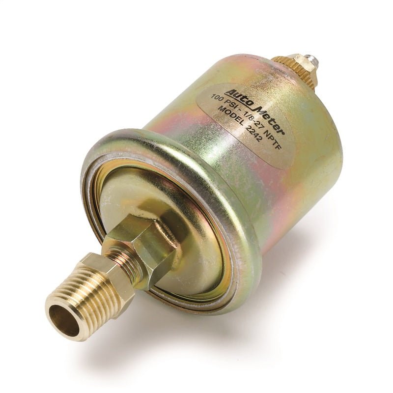 AutoMeter - AutoMeter Gauge Quad 3-3/8in. 0 Ohm(e) to 90 Ohm(f)Elec Antique Beige - Demon Performance