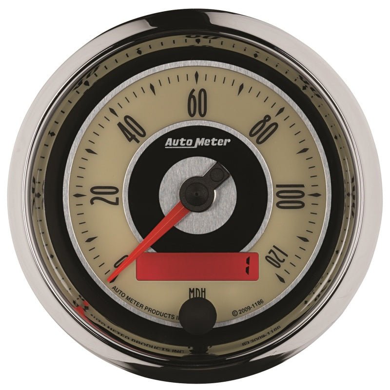 AutoMeter - AutoMeter Gauge Speedometer 3-3/8in. 120MPH Elec. Programmable Cruiser - Demon Performance