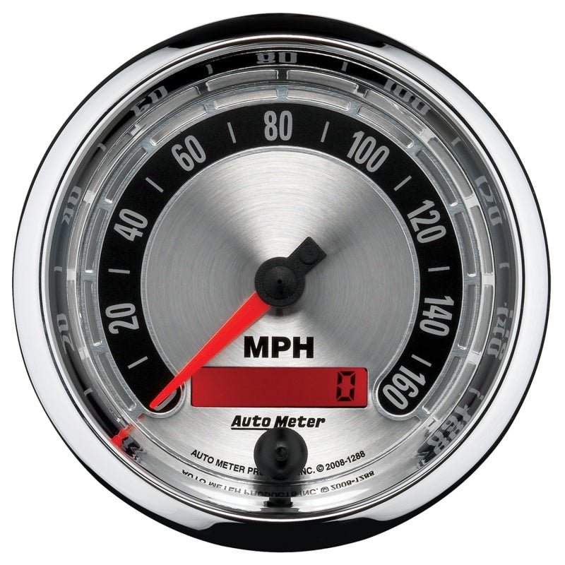 AutoMeter - AutoMeter Gauge Speedometer 3-3/8in. 160MPH Elec. Programmable American Muscle - Demon Performance