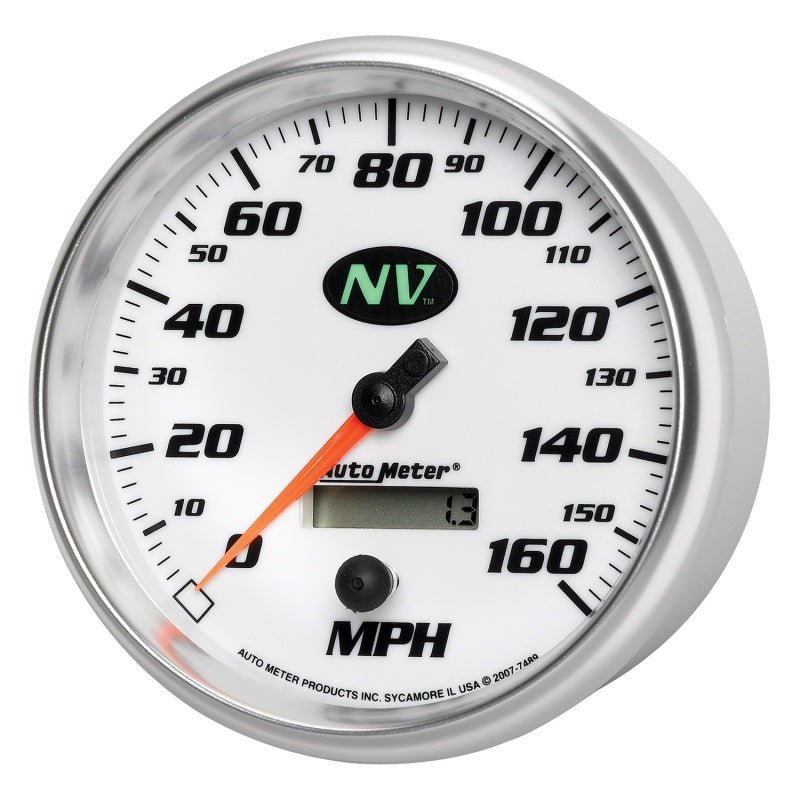 AutoMeter - AutoMeter Gauge Speedometer 5in. 160MPH Elec. Programmable NV - Demon Performance