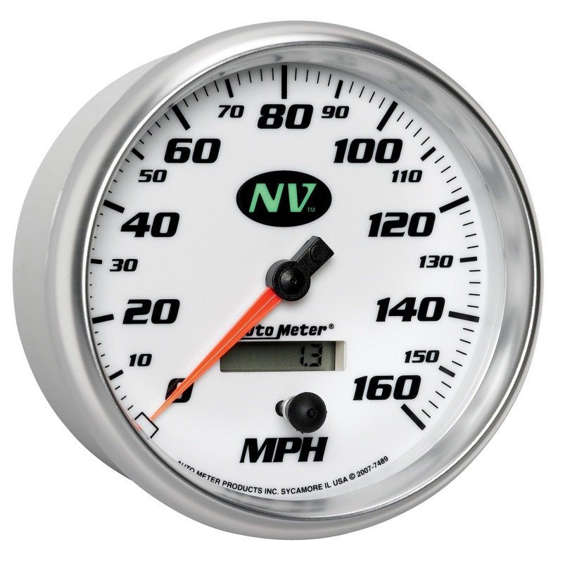 AutoMeter - AutoMeter Gauge Speedometer 5in. 160MPH Elec. Programmable NV - Demon Performance