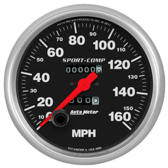 AutoMeter - AutoMeter Gauge Speedometer 5in. 160MPH Mechanical Sport-Comp - Demon Performance