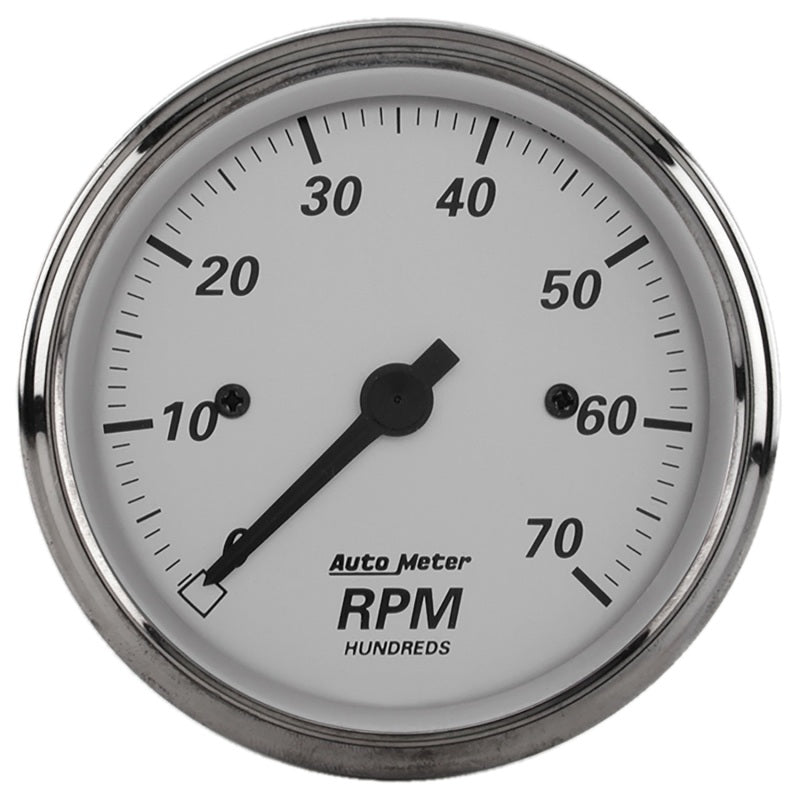 AutoMeter - AutoMeter Gauge Tachometer 3-1/8in. 7K RPM In-Dash American Platinum - Demon Performance