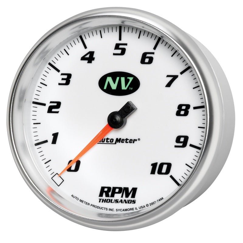 AutoMeter - AutoMeter Gauge Tachometer 5in. 10K RPM In-Dash NV - Demon Performance