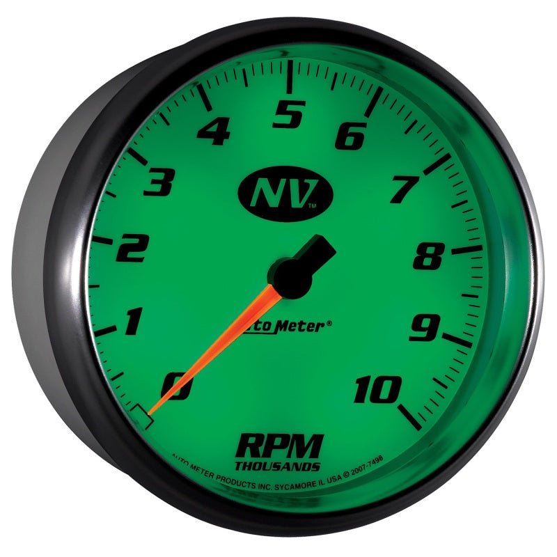 AutoMeter - AutoMeter Gauge Tachometer 5in. 10K RPM In-Dash NV - Demon Performance