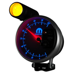 AutoMeter - AutoMeter Gauge Tachometer 5in. 10K RPM Pedestal W/ Ext. Shift-Lite White Mopar - Demon Performance