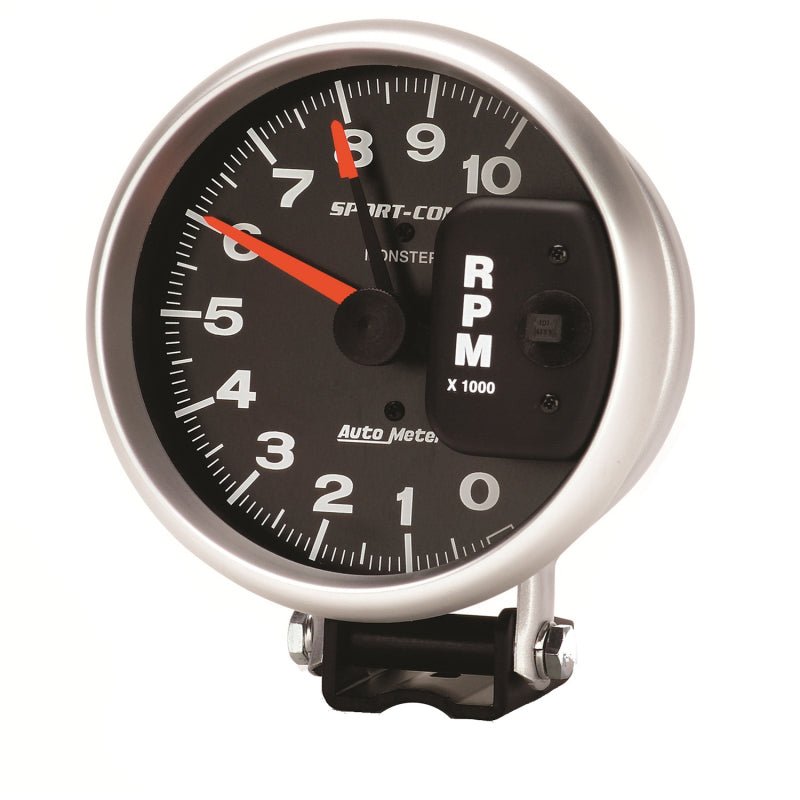 AutoMeter - AutoMeter Gauge Tachometer 5in. 10K RPM Pedestal W/ Red Line Sport-Comp - Demon Performance